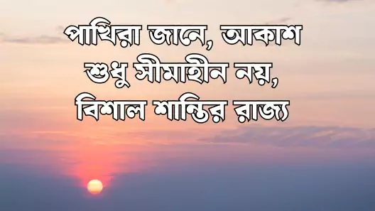 আকাশ নিয়ে ক্যাপশন
