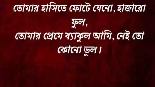 দুই লাইনের রোমান্টিক স্ট্যাটাস