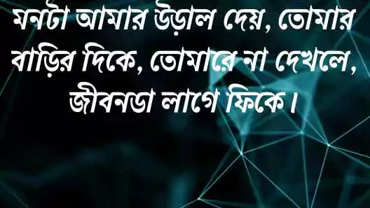 দুই লাইনের রোমান্টিক স্ট্যাটাস