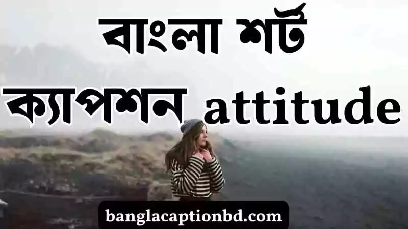 বাংলা শর্ট ক্যাপশন attitude